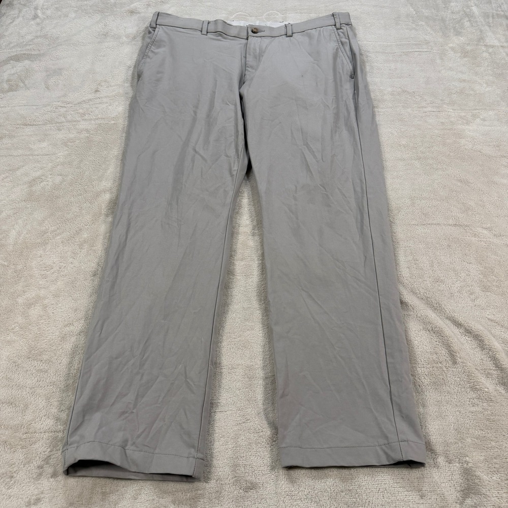 Lauren Ralph Lauren Mens 36x30 Gray Performance Stretch Chino Pants Cotton Blend